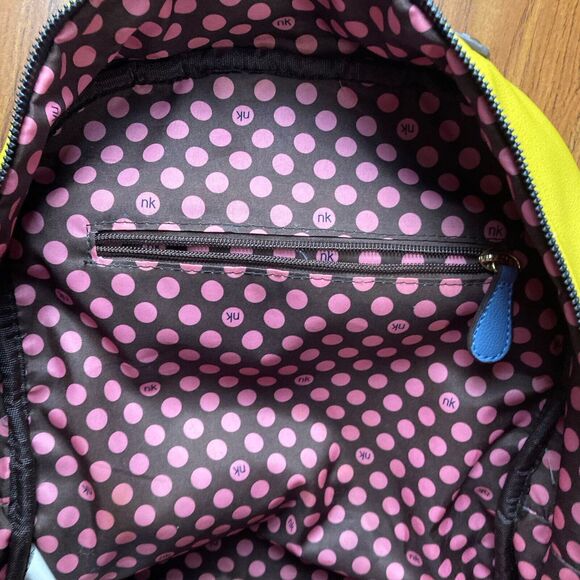 Nicole Lee USA Nikky Fashion Backpack Enjoy Every Moment Medium Faux Leather Zip - Picture 6 of 16